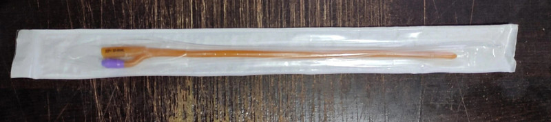 SURUCATH 2 Way Latex Siliconized Foley Balloon Catheter FR 22 (30-50 mL) Urine Bag(50 ml Yellow, Purple)