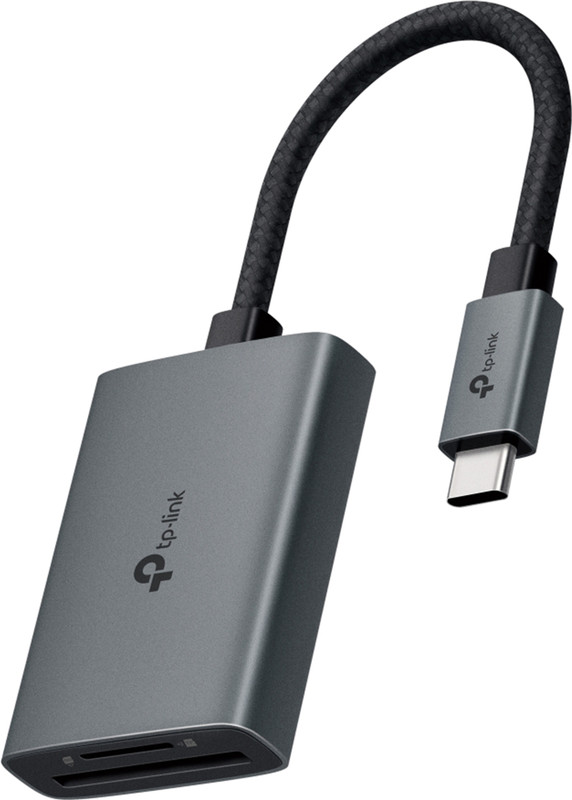 TP-Link UA430C USB 3.0 Type-C to SD & microSD 3.0 Card Reader USB Adapter(Grey)