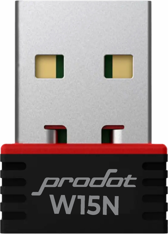 PRODOT 300Mbps 2.4GHz USB WiFi Adapter, Nano WiFi Dongle USB Adapter(Black)