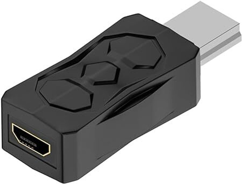 Etzin Mini USB Male to Micro USB 5pin Female 2.0 USB Adapter(Black)