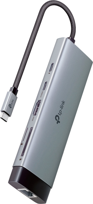 TP-Link UH9120C USB Type-C 9 in 1 Hub 4K@60Hz HDMI Gigabit Ethernet USB 3.0 USB Adapter(Grey)