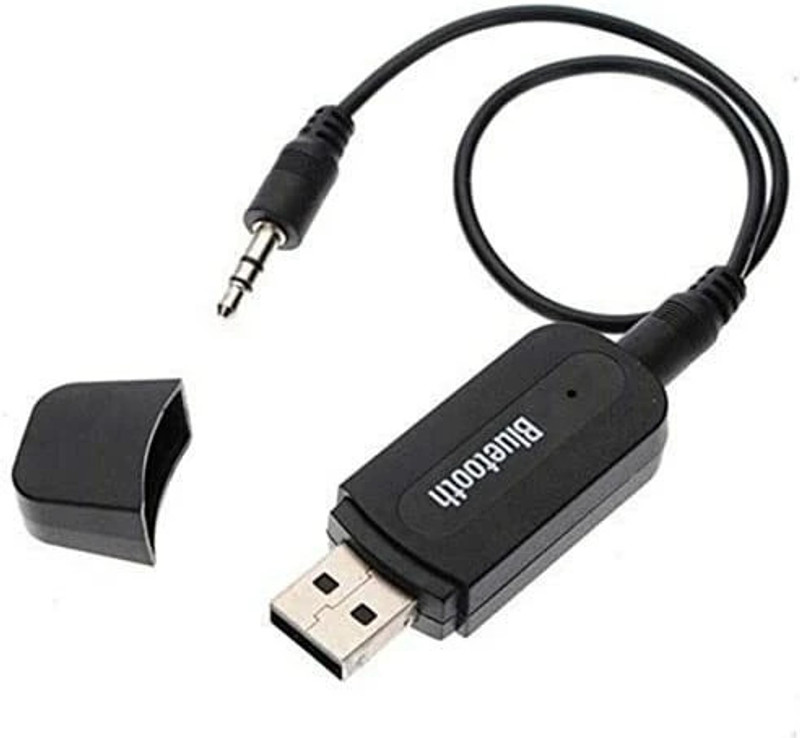 HDF Compatible for IPad, IPod Touch, IPhone, Cell Phone & Car (3.5mm ) USB Adapter(Black)