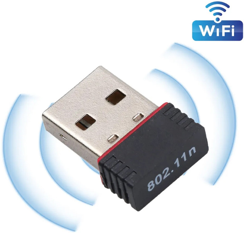 Sancy Mini USB WiFi Adapter Dongle for PC/Laptop 150 Mbps Wireless Network Adapter USB Adapter(Black)