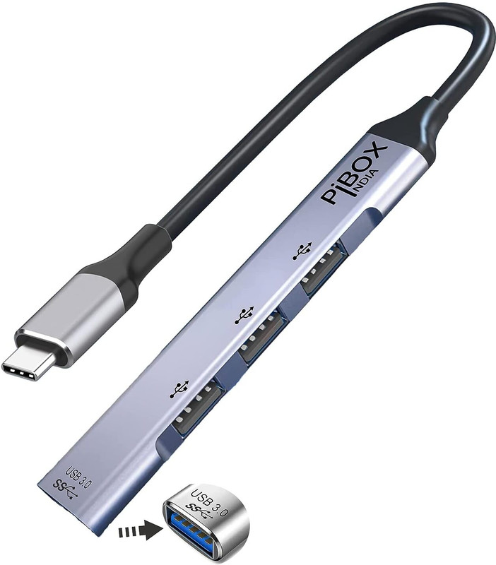 pibox india USB Adapter(Gray)