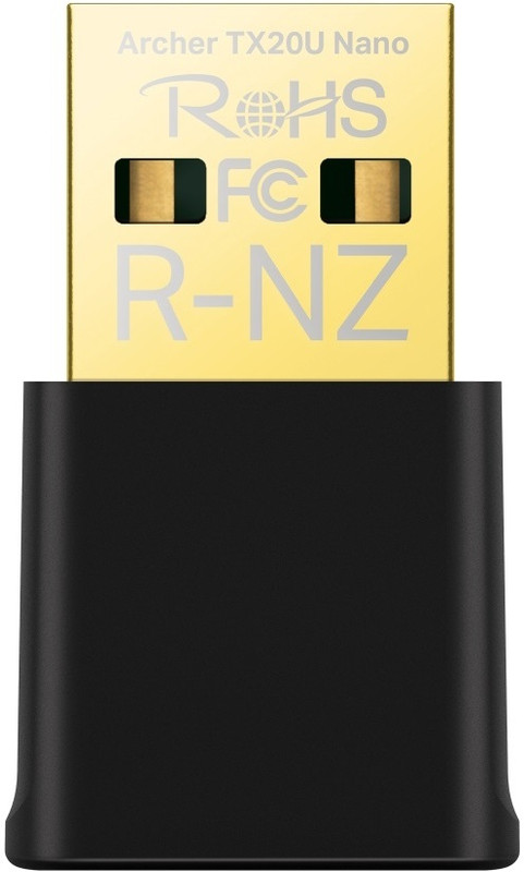 TP-Link Archer TX20U Nano AX1800 Dual Band Wi-Fi 6 Wireless USB Adapter USB Adapter(Black)