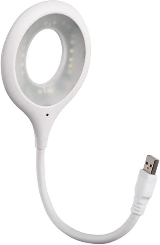 GLOWISH NIGHT BOOK READING,NIGHT LAPTOP TYPING USB LAMP PLUG AND PLAY LAMP FOR POWER BANK LAPTOP USB PORTS Led Light(White)