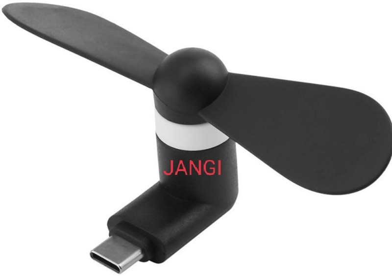 JANGI Type-C Personal USB Mini Fan 151 for Android Cell Phones USB mini Fan Type-C portable mini fan 151 usb OTG adaptor gadget for all mobiles USB Fan(Multicolor)