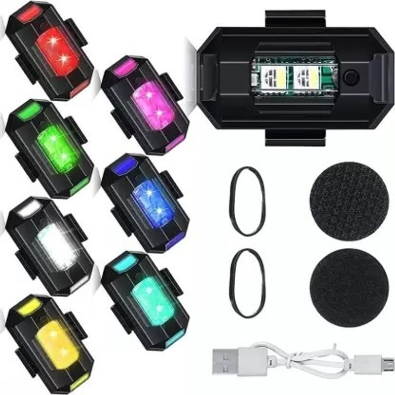 NKL LED Light 7 Colors + Flashing Modes for Drone Helmets Bike Aircraft Light 440 Smart Bulb