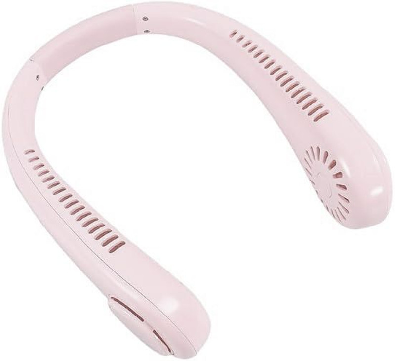SUNFREE Portable Neck Fan (Bladeless Design) | 3-Speed Adjustable Hands-Free Cooling Fan nf02 USB Fan(White, Green, Pink)