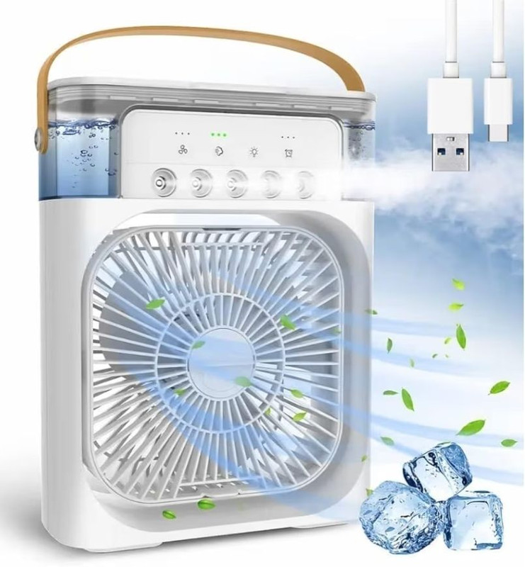 s chandra enterprise Portable mini air cooler Mini 1 USB Air Cooler(White, Green, Black)