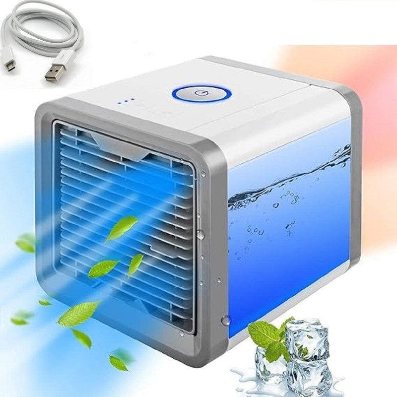 KRITAM Air Cooler mini cooler Mini Conditioner Cooling Fan Air Freshener Cooling Fan Laptop Cooler(Multicolor)