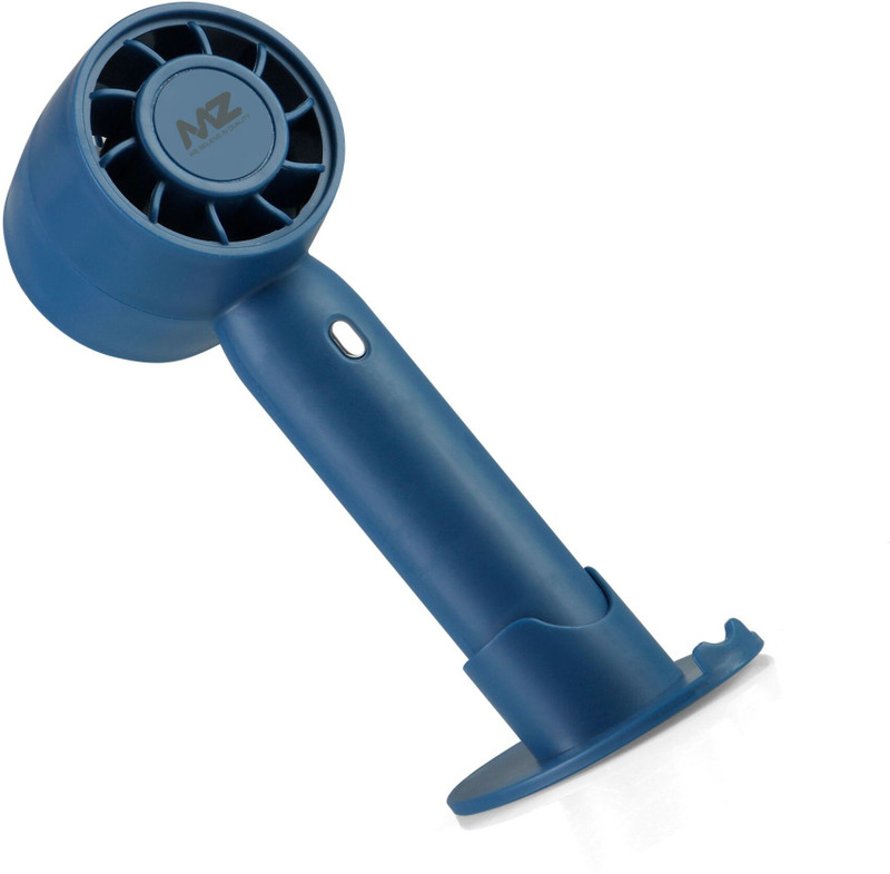 MZ F51 (RECHARGEABLE JET FAN) 3 Speed Mode, High Speed Jet Fan with Seperate Base F51 Portable USB Fan(Blue)