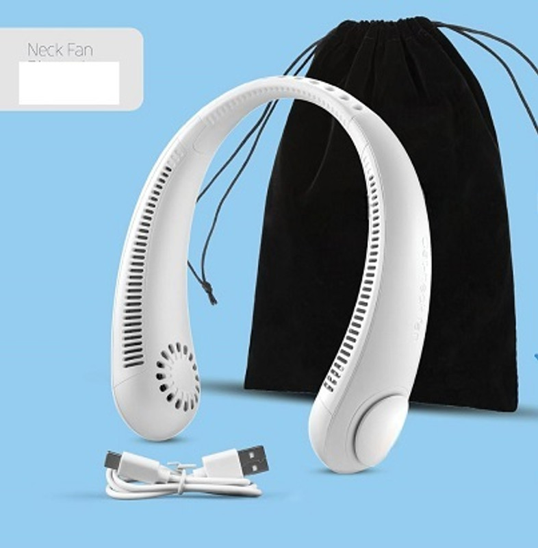 KGDA Portable Neck Fan, Hands Free Wearable Bladeless Fan VANELESS NECK FAN USB Fan Portable Neck Fan 3-Speed Cooling Fan USB Fan USB Fan(Multicolor)