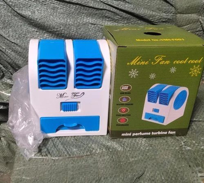 4uonly Mini Cooler Fan & Portable Small Air Conditioner USB Air Cooler NBV15 Mini Cooler Fan & Portable Small Air Conditioner Air Cooler NMK15 USB Air Cooler(Multicolor)