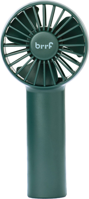 Brrf Pocket Fan | Inbuilt Battery 2000 mAh Handheld , 3 Speeds, USB Rechargeable | Upto 12 Hours Running On Single Charge, Carry It Anywhere USB Fan(Green)