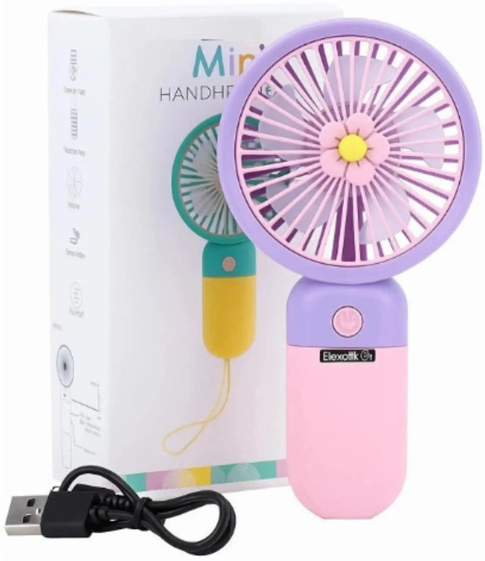 MINI Fresh Mini Usb Hand Fan rechargable PT136 USB Fan(Multicolor)