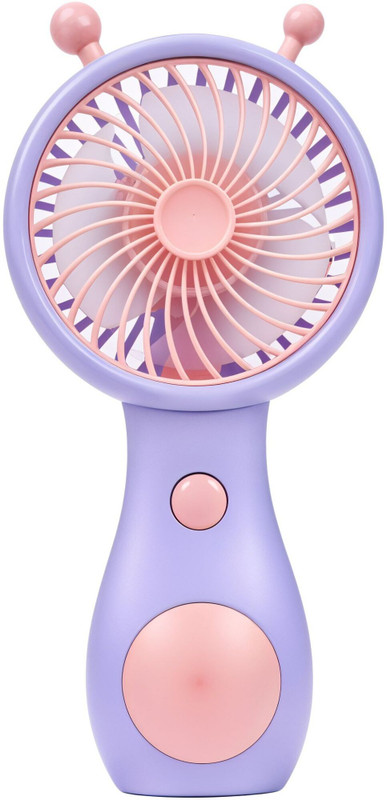 Mobixa USB Rechargeable Mini Portable Hand Fan With 400Amh Battery Operated Person Fan for Women, Makeup, Office, Travel Rechargeable Fan(Multicolor)