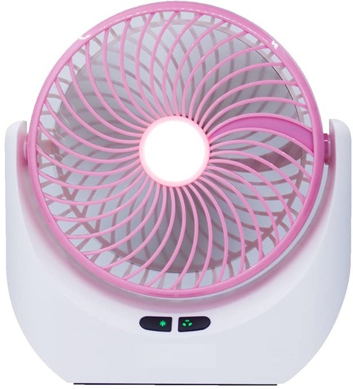 Easymart Portable Table Fan, USB Fan, USB Battery Powered Fan,4 Speed Rechargeable Desk Fan USB Fan(Multicolor)