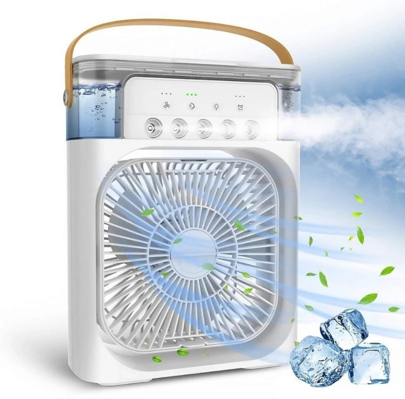 Gharwithfashion Portable USB Mini Air Cooler 3 Speed UMC-2026 USB Air Cooler(White)