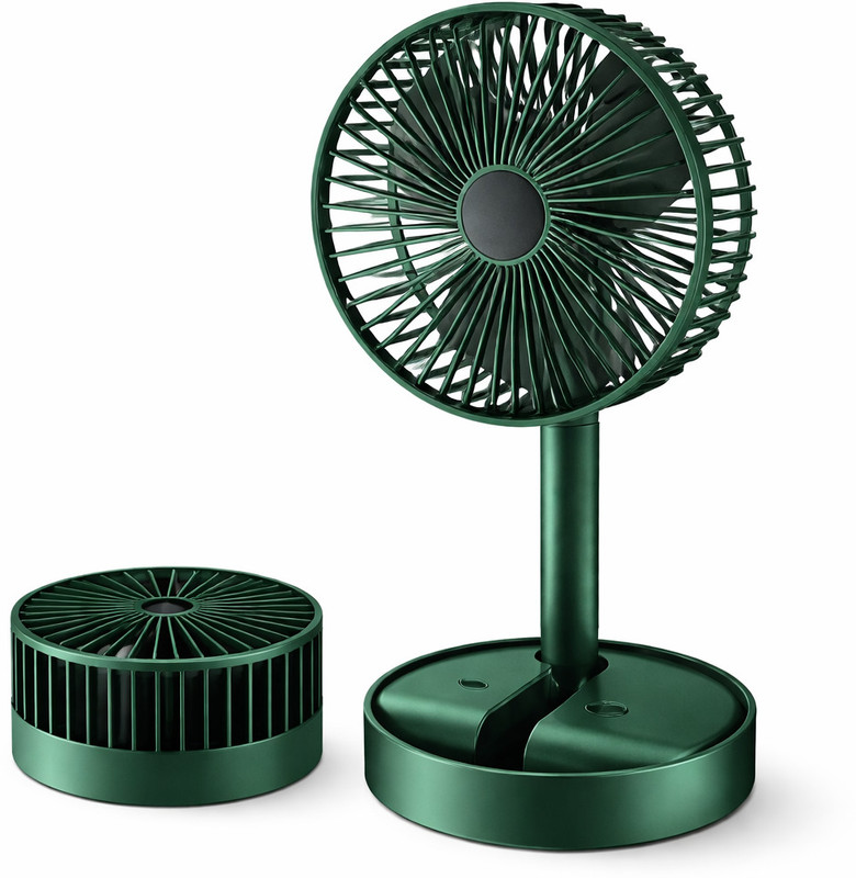 TBR Portable Rechargeable Fan 001 USB Fan(Dark Matte Green)