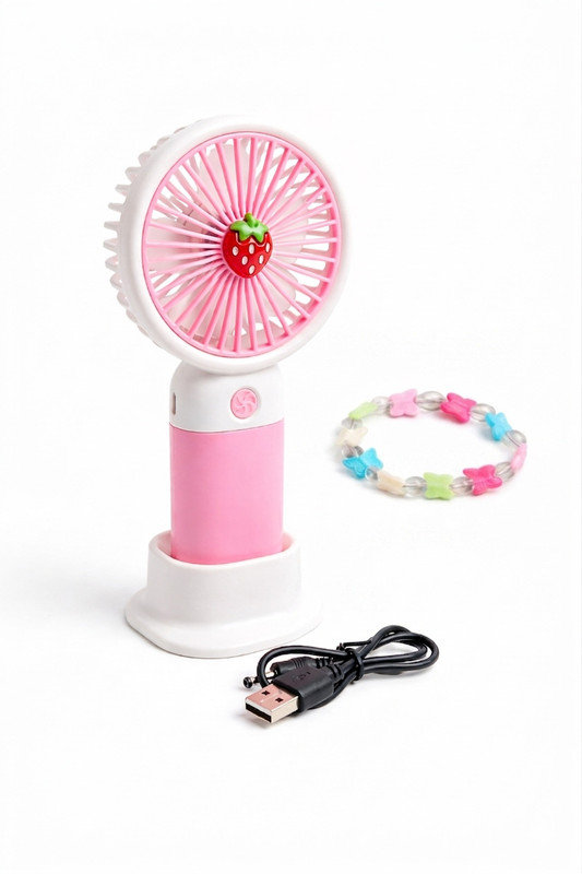 VN enterprises strawberry 852 USB Fan(baby pink)