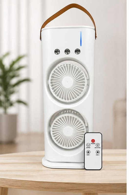 I A Gagets Double ended Spray Fan 001 USB Air Cooler(White)