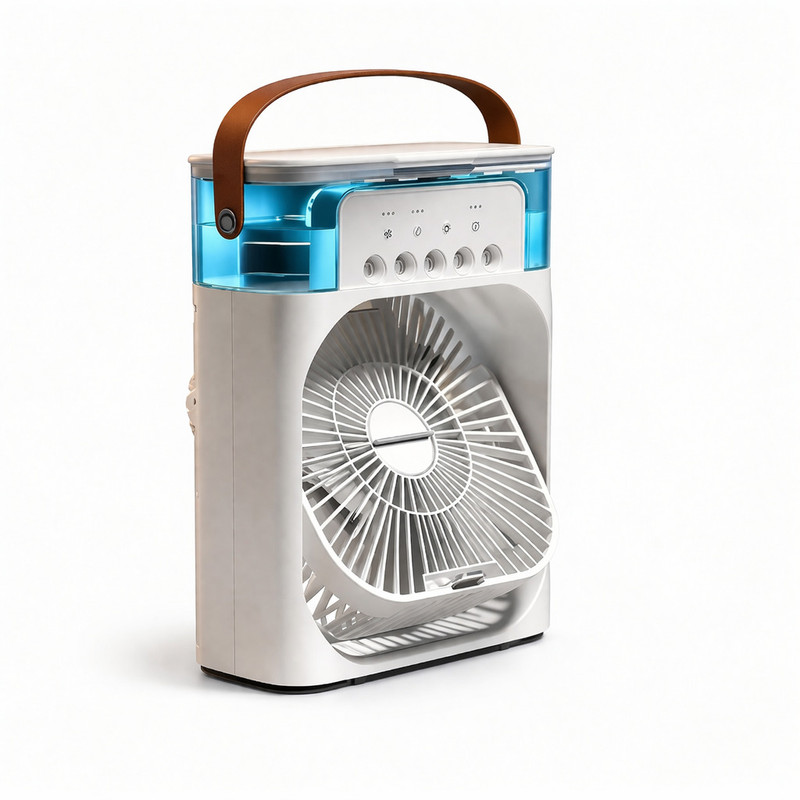 MAHABAL EXIM Mini Cool Fan Portable Cooling Fan, USB AIRCOOLER_01 USB Fan, USB Air Cooler, USB Humidifier(Multicolor)