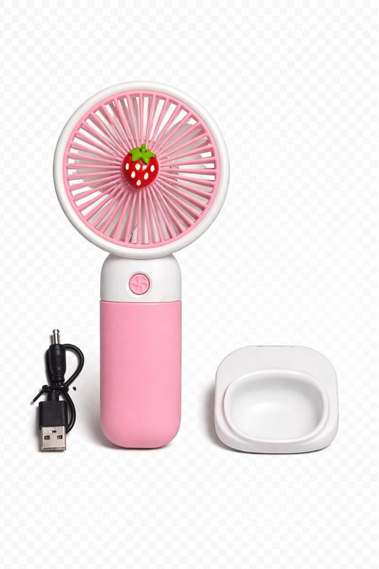 SPERO PInk Mini Hand Fan fan USB Fan(Pink and purple)