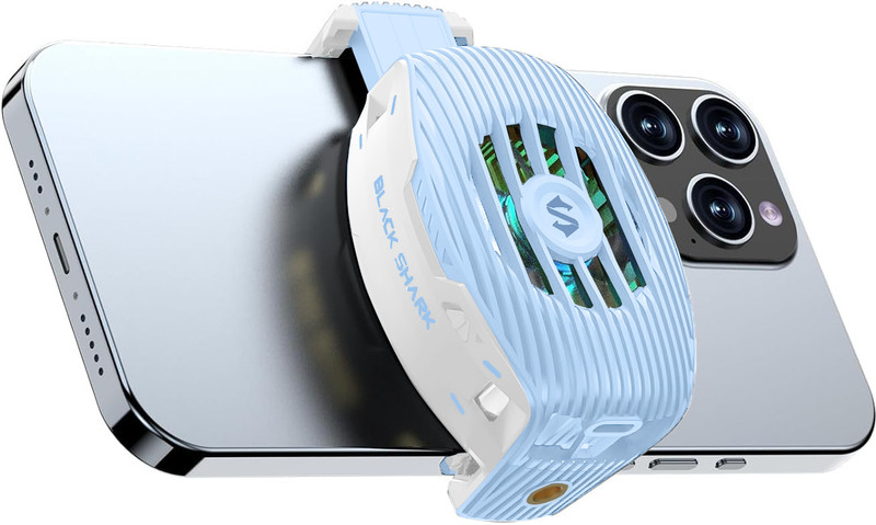 Cubonic X Black Shark FunCooler 4 with Tripod Mount for Peak Gaming Performance Fan with Radiator Cabinet Cooler(Blue)
