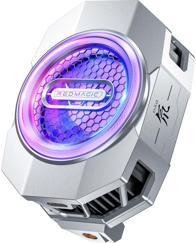 Cubonic X Red Magic Goper App Contolled Turbo & Ultra-Quiet Performance Fan with Radiator Cabinet Cooler(Silver)
