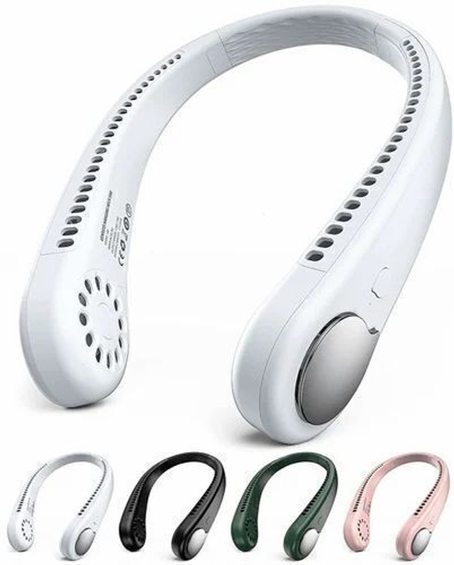 Wristkart Neck Fan Bladeless Speeds Battery Operated Personal NF67 Neck Fan Bladeless Speeds Battery Operated Personal NF67 USB Fan(Multicolor)