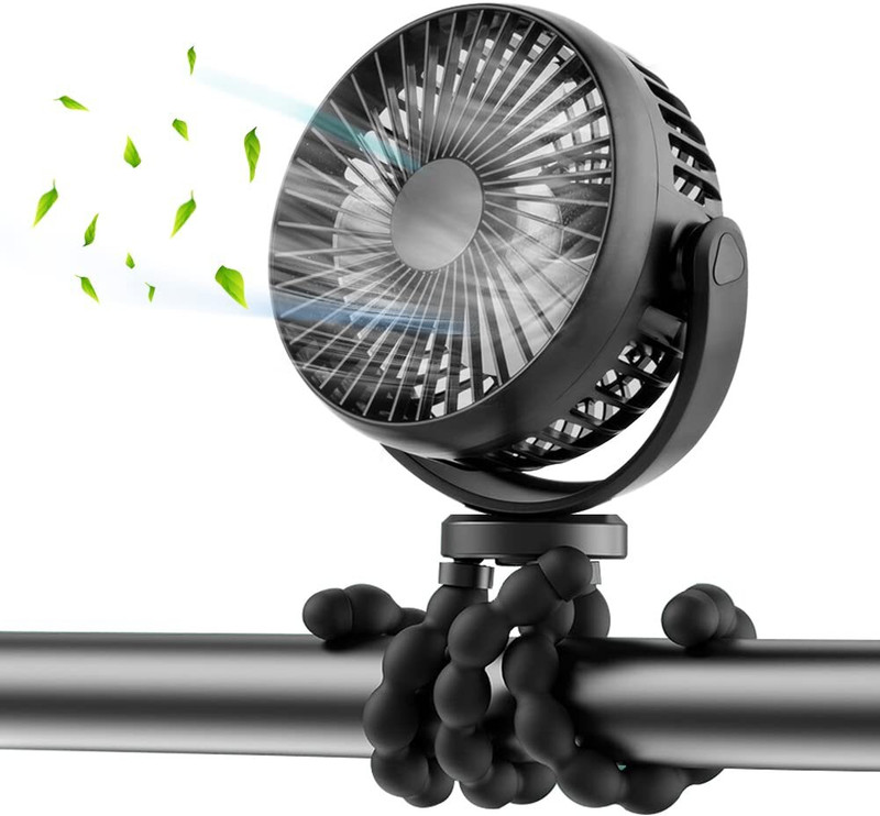 Luranol plastic MiniHandheld,3 IN 1 Hand ,Portable Rechargeable,Battery Operated PowerBank USB Fan  (Black)