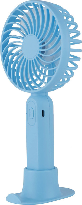 MZ M3 (PORTABLE RECHARGEABLE USB FAN) 3 Speed Mode High Speed with 1200mAh Battery M3 Mobile Stand USB Fan(Yellow)