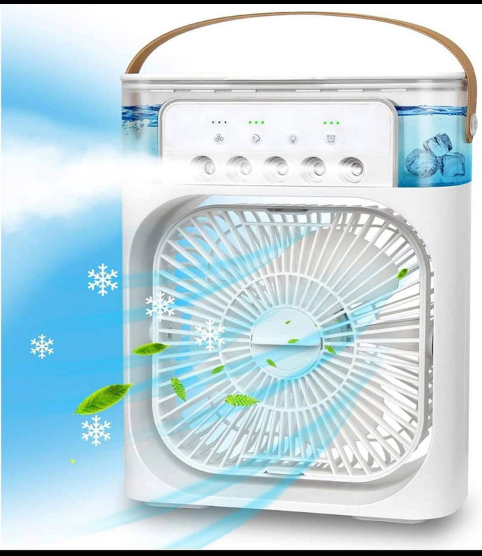 CHEHAR ENTERPRISE mini cooler fan portable small ac fan MFR01 USB Air Cooler(White)