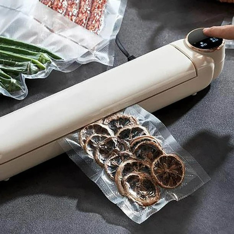 Sygnius 2in1 Electric Vacuum Sealer for Food Storage Home Automatic Packing Automatic Vacuum Bag Sealer