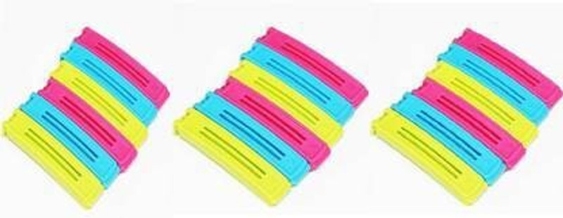 KRAZE Plastic Food Snack Bag Pouch Clip Sealer Snack Seal Sealing Bag Clips 18Pcs Manual Vacuum Bag Sealer