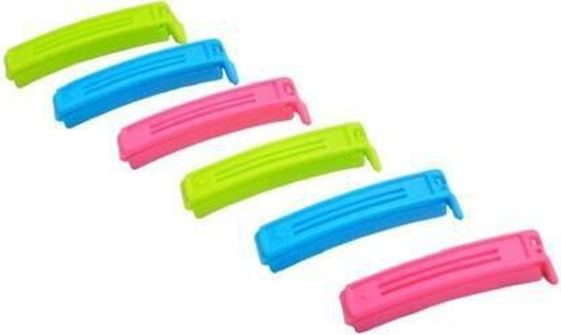 Mando Shop Multipurpose 18 Pcs Food Snack Plastic Bag Clip Sealer/Packet Sealer Clamps Manual Vacuum Bag Sealer