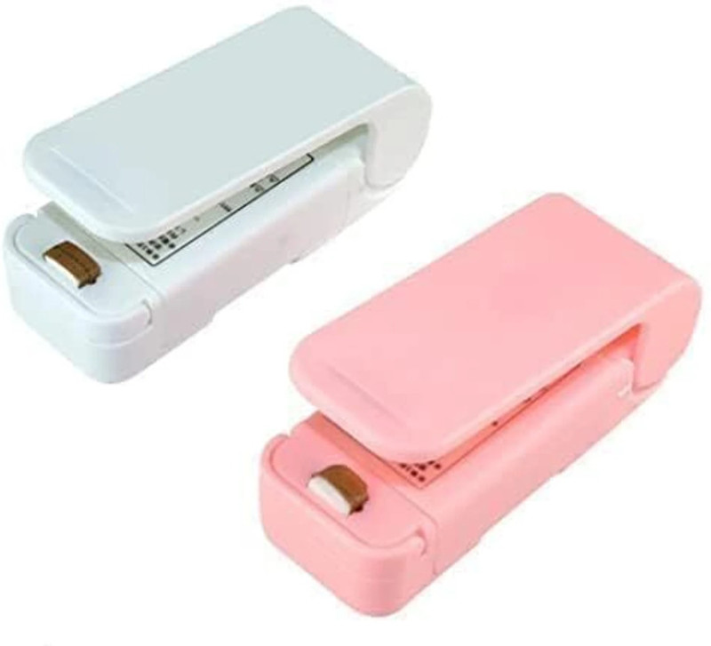 reevashope 2 in 1 Portable Mini Sealing Machine Manual Vacuum Bag Sealer