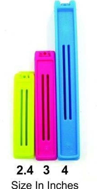 UNIQUE RETAIL Superb (Pack of 36) Small, Medium, Large Plastic Food Sealing Clip (Set of 36 ) Manual Vacuum Bag Sealer