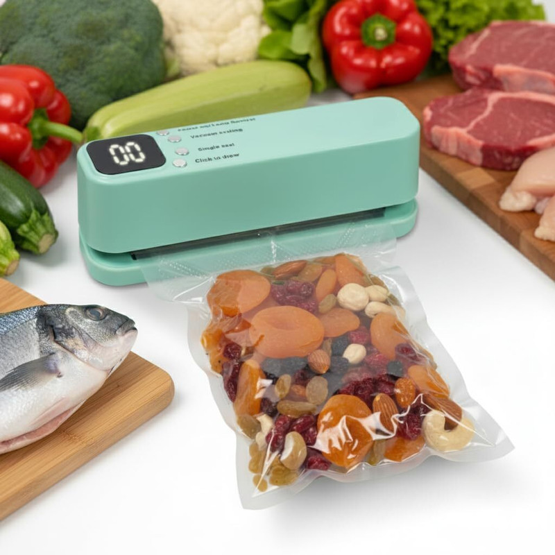 KASHTABHANJAN Mini Vacuum Sealer Automatic Vacuum Bag Sealer