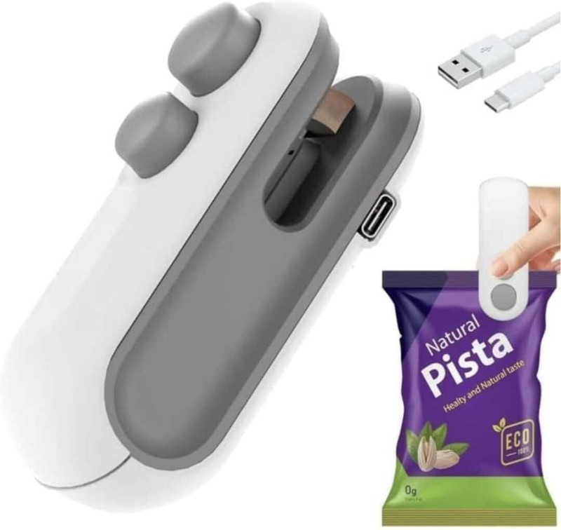 I N Creations Portable Heat Sealer Manual Vacuum Bag Sealer