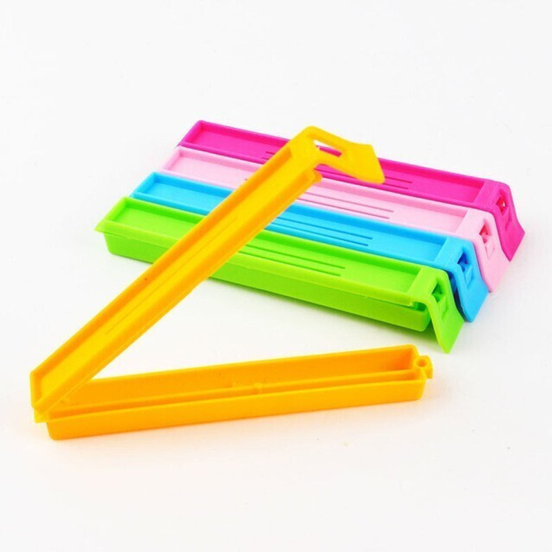 KRAZE Pack of 18 Food Bag Sealing Clips|3 Sizes|Plastic Bag Sealing Clips(Set of 18 Manual Vacuum Bag Sealer