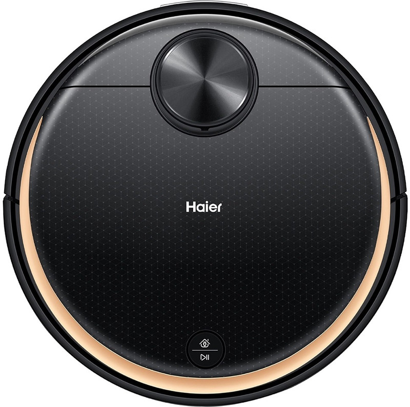 Haier PROBOT - DTX Robotic Floor Cleaner (WiFi Connectivity, Google Assistant and Alexa)(Black, Gold)