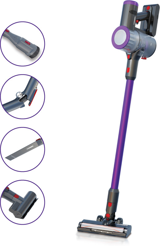 EUREKA FORBES Kordfree K22 SuperSilent Cordless Vacuum Cleaner(Purple, Grey)