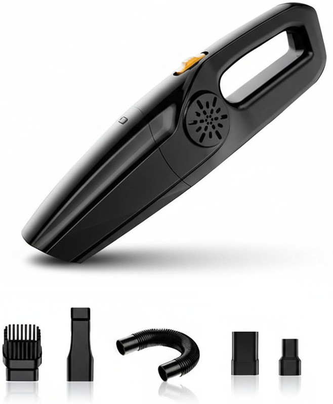 Excelanz Scientific WIRELESS Car Vacuum Cleaner for Home, Car, Office, Strong Power Cordless Vacuum Cleaner with Anti-Bacterial Cleaning(Black)