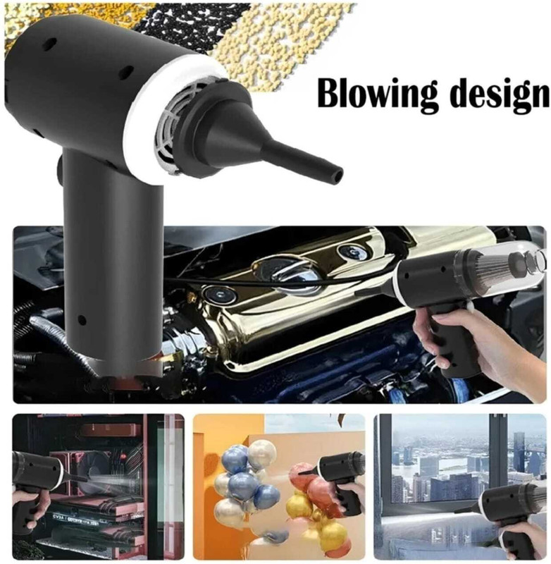 starStore Vacuum_Cleaner_with_Blower001 Car Vacuum Cleaner(Black)