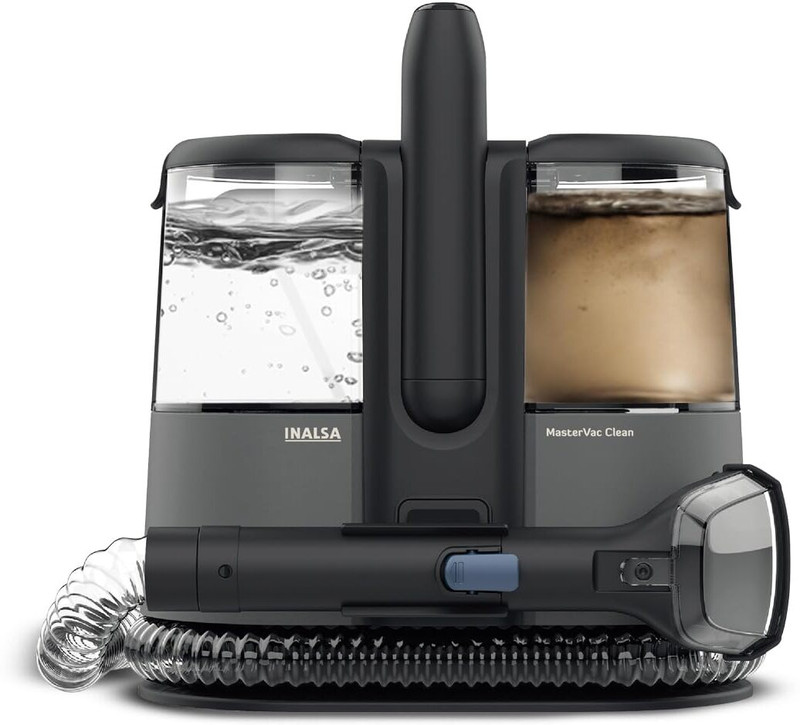 Inalsa MasterVac Clean Spot Cleaner|Super Suction, Multi-Purpose Carpet,Sofa,Upholstery Dry Vacuum Cleaner(Grey)