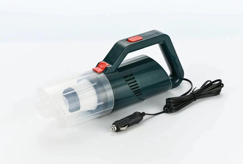 Keekos 12V High Power Wet&Dry Portable Handheld with 4.5M Power Cord vacuum Car Vacuum Cleaner with 2 in 1 Mopping and Vacuum(Green, Black)