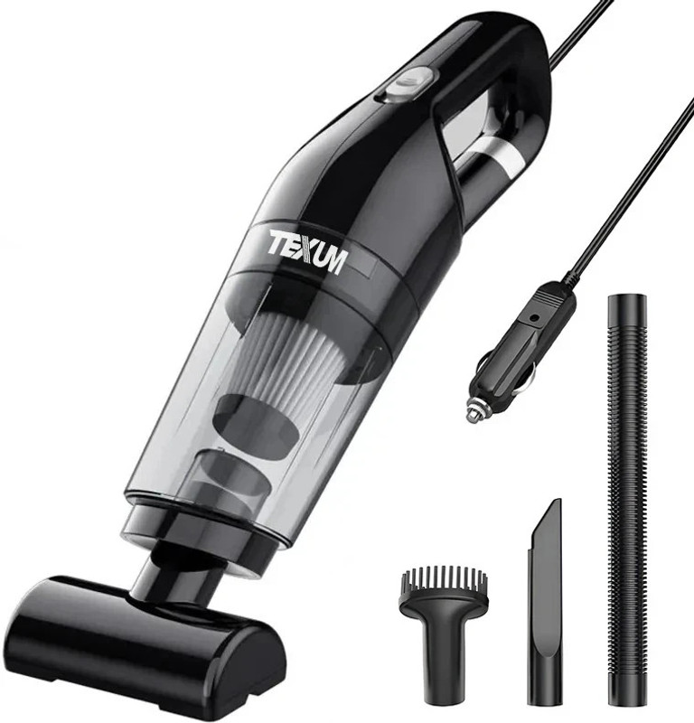 TEXUM TVC-A100 Portable, Handheld,12V DC /165W, 6 KPA Power Car Vacuum Cleaner(Black)