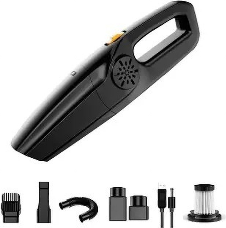 OXERPRO WIRELESS Vacuum Cleaner, High Power Suction for Car HOME OFFICE Car Vacuum Cleaner with 2 in 1 Mopping and Vacuum, Anti-Bacterial Cleaning, Reusable Dust Bag(EBONY)